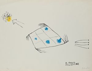 Gastone Novelli - Il viaggio dell'aquilone