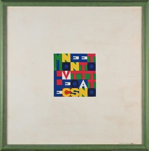 ALIGHIERO BOETTI : Millenovecentosettantotto  - Asta Grafica internazionale e multipli d'autore  - Associazione Nazionale - Case d'Asta italiane