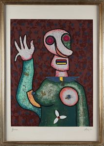 Baj Enrico : Generale  - Asta Grafica internazionale e multipli d'autore  - Associazione Nazionale - Case d'Asta italiane