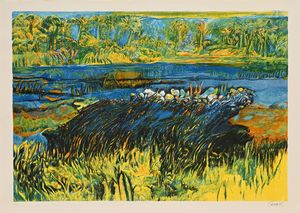 Robert Carroll : lotto di 3 litografie  - Asta Grafica internazionale e multipli d'autore  - Associazione Nazionale - Case d'Asta italiane