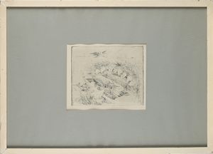 Anton Lehmden : Katkombe dalla serie Roma  - Asta Grafica internazionale e multipli d'autore  - Associazione Nazionale - Case d'Asta italiane