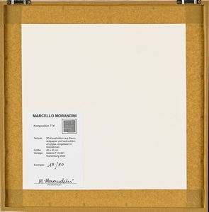 MARCELLO MORANDINI : Komposition 714  - Asta Grafica internazionale e multipli d'autore  - Associazione Nazionale - Case d'Asta italiane