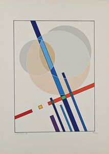 LUIGI VERONESI : lotto di 2 opere di Veronesi  - Asta Grafica internazionale e multipli d'autore  - Associazione Nazionale - Case d'Asta italiane