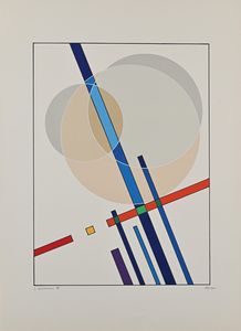 LUIGI VERONESI : lotto di 2 opere di Veronesi  - Asta Grafica internazionale e multipli d'autore  - Associazione Nazionale - Case d'Asta italiane