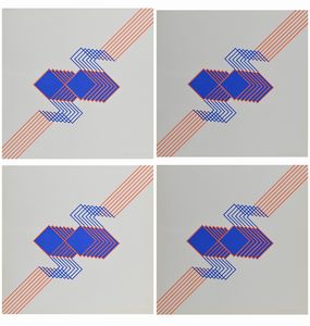 BEPPE BONETTI - Lotto di 4 serigrafie