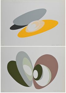 Camilian Demetrescu - Lotto di 2 serigrafie