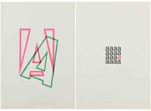 Renato  Spagnoli - Lotto di due grafiche