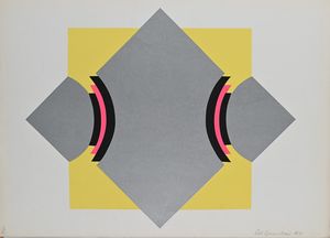 AA.VV. : Lotto di 2 serigrafie  - Asta Grafica internazionale e multipli d'autore  - Associazione Nazionale - Case d'Asta italiane