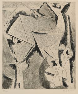 Marino Marini - Senza titolo