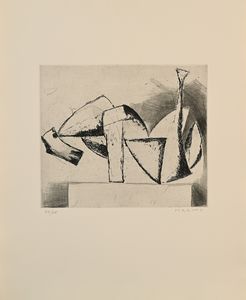 Marino Marini : Senza titolo  - Asta Grafica internazionale e multipli d'autore  - Associazione Nazionale - Case d'Asta italiane