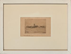 JAMES ENSOR : Mariakerke  - Asta Grafica internazionale e multipli d'autore  - Associazione Nazionale - Case d'Asta italiane