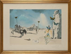 Salvador Dalì : Papillon  - Asta Grafica internazionale e multipli d'autore  - Associazione Nazionale - Case d'Asta italiane
