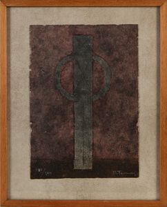 Rufino  Tamayo : Senza titolo  - Asta Grafica internazionale e multipli d'autore  - Associazione Nazionale - Case d'Asta italiane