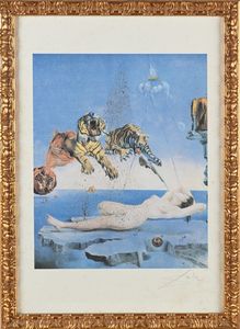 Salvador Dalì : Scena surrealista  - Asta Grafica internazionale e multipli d'autore  - Associazione Nazionale - Case d'Asta italiane