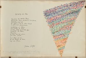 PIERO DORAZIO : Senza titolo  - Asta Grafica internazionale e multipli d'autore  - Associazione Nazionale - Case d'Asta italiane