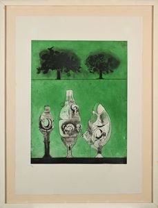 Graham Sutherland : Three standing forms  - Asta Grafica internazionale e multipli d'autore  - Associazione Nazionale - Case d'Asta italiane