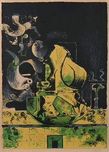 Graham Sutherland : Composizione  - Asta Grafica internazionale e multipli d'autore  - Associazione Nazionale - Case d'Asta italiane