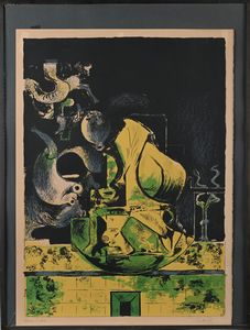 Graham Sutherland : Composizione  - Asta Grafica internazionale e multipli d'autore  - Associazione Nazionale - Case d'Asta italiane