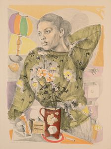 Ugo Attardi - Figura di donna