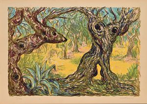 Carlo Levi : Lotto di 4 litografie  - Asta Grafica internazionale e multipli d'autore  - Associazione Nazionale - Case d'Asta italiane