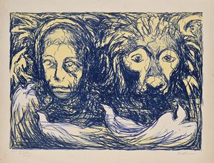 Carlo Levi : Lotto di 4 litografie  - Asta Grafica internazionale e multipli d'autore  - Associazione Nazionale - Case d'Asta italiane