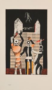 Franco Gentilini : Zodiaco di Gentilini  - Asta Grafica internazionale e multipli d'autore  - Associazione Nazionale - Case d'Asta italiane