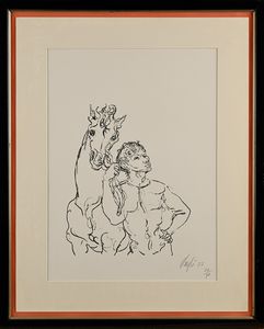 Corrado Cagli : Senza titolo  - Asta Grafica internazionale e multipli d'autore  - Associazione Nazionale - Case d'Asta italiane