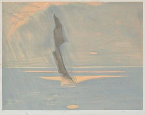 Piero Guccione - Senza titolo