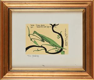 Gaetano Pompa : Mantide Religiosa  - Asta Grafica internazionale e multipli d'autore  - Associazione Nazionale - Case d'Asta italiane