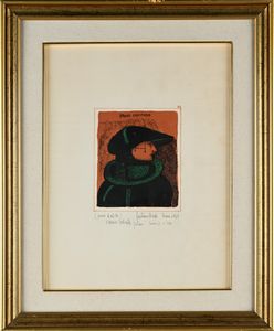 Gaetano Pompa : Primo Capitano  - Asta Grafica internazionale e multipli d'autore  - Associazione Nazionale - Case d'Asta italiane