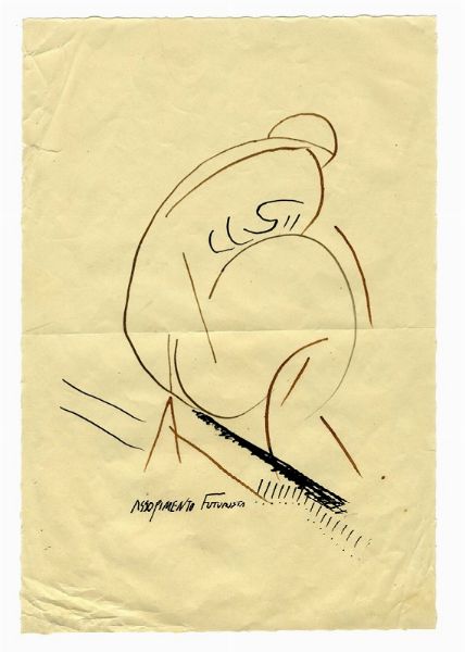 Lotto composto di 5 disegni.  - Asta Arte Antica, Moderna e Contemporanea - Associazione Nazionale - Case d'Asta italiane