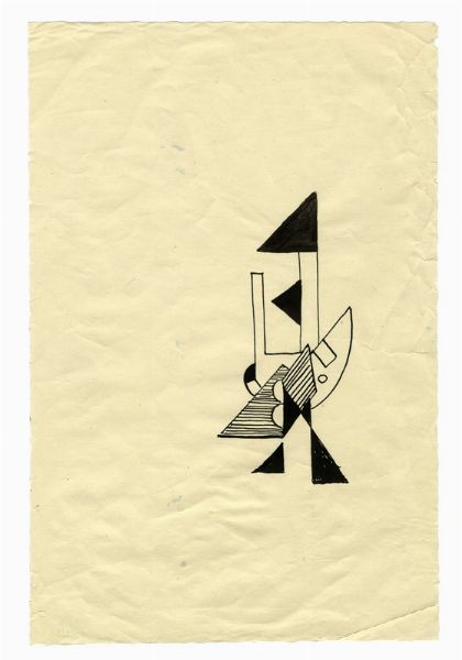 Lotto composto di 6 disegni futuristi.  - Asta Arte Antica, Moderna e Contemporanea - Associazione Nazionale - Case d'Asta italiane