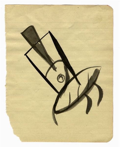 Lotto composto di 7 disegni futuristi.  - Asta Arte Antica, Moderna e Contemporanea - Associazione Nazionale - Case d'Asta italiane