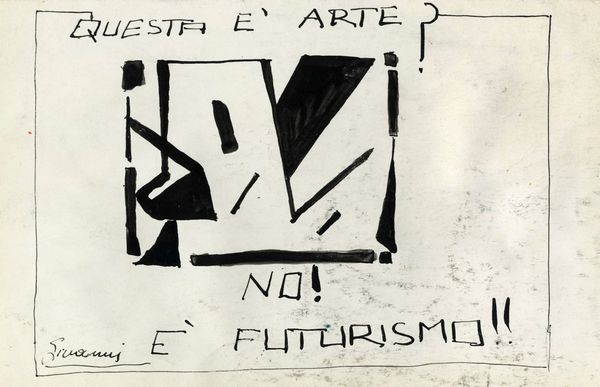 ARNALDO [PSEUD. DI CORRADINI GINANNI ARNALDO] GINNA : Questa  art No! E' Futurismo!!  - Asta Arte Antica, Moderna e Contemporanea - Associazione Nazionale - Case d'Asta italiane