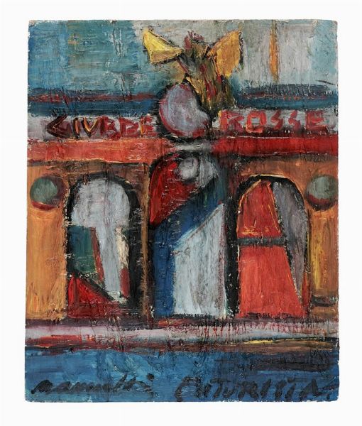 NERINO NANNETTI (NERI) : Giubbe Rosse.  - Asta Arte Antica, Moderna e Contemporanea - Associazione Nazionale - Case d'Asta italiane