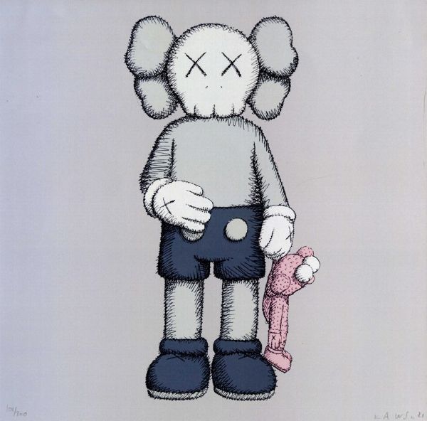 KAWS [PSEUD. DI DONNELLY BRIAN] : Lotto composto di 3 piccoli manifesti.  - Asta Arte Antica, Moderna e Contemporanea - Associazione Nazionale - Case d'Asta italiane