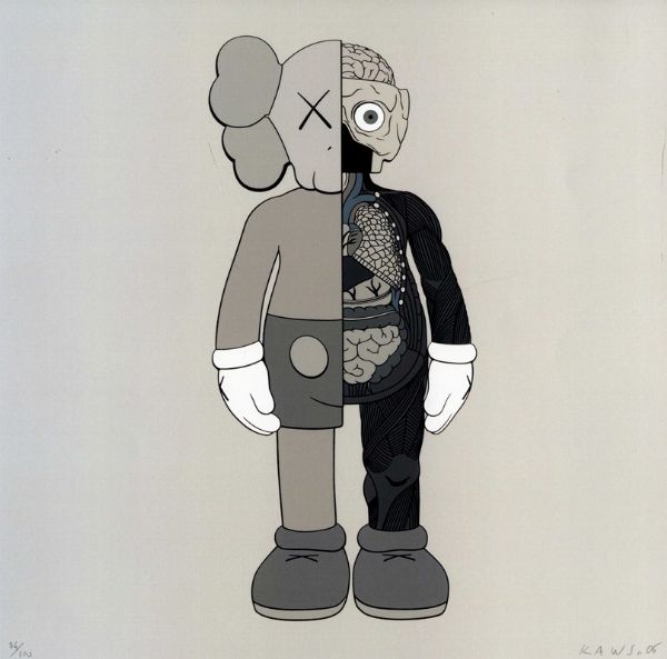 KAWS [PSEUD. DI DONNELLY BRIAN] : Lotto composto di 3 piccoli manifesti.  - Asta Arte Antica, Moderna e Contemporanea - Associazione Nazionale - Case d'Asta italiane