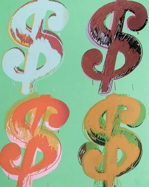 Andy Warhol : 4 dollars.  - Asta Arte Antica, Moderna e Contemporanea - Associazione Nazionale - Case d'Asta italiane