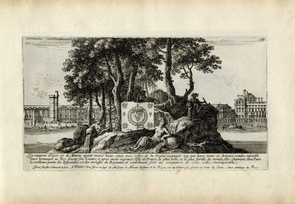 Jean Marot : Album con vedute di Parigi.  - Asta Arte Antica, Moderna e Contemporanea - Associazione Nazionale - Case d'Asta italiane