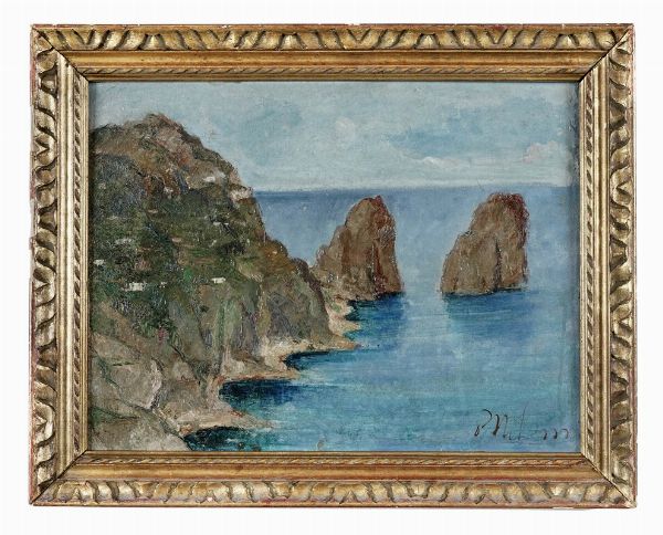 I faraglioni di Capri.  - Asta Arte Antica, Moderna e Contemporanea - Associazione Nazionale - Case d'Asta italiane