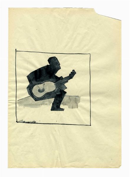 Lotto composto di 4 disegni.  - Asta Arte Antica, Moderna e Contemporanea - Associazione Nazionale - Case d'Asta italiane