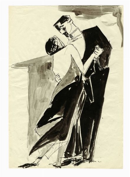 Lotto composto di 4 disegni.  - Asta Arte Antica, Moderna e Contemporanea - Associazione Nazionale - Case d'Asta italiane