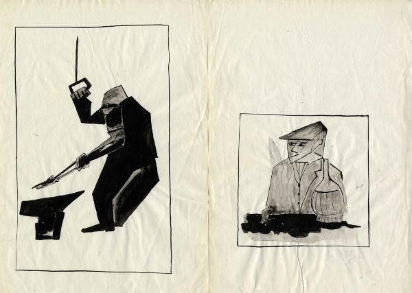 Lotto composto di 24 disegni.  - Asta Arte Antica, Moderna e Contemporanea - Associazione Nazionale - Case d'Asta italiane