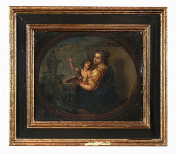 Allegoria della Poesia.  - Asta Arte Antica, Moderna e Contemporanea - Associazione Nazionale - Case d'Asta italiane