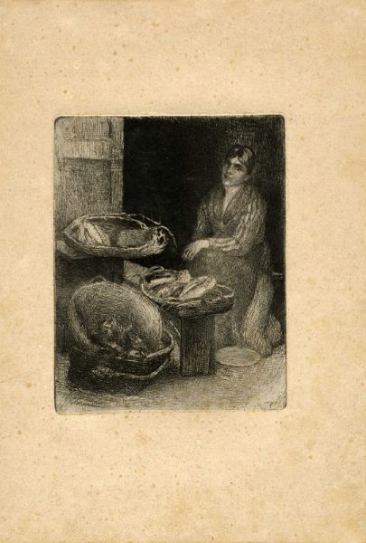 Alphons Hollaender : Lotto composto di 5 disegni e 3 incisioni.  - Asta Arte Antica, Moderna e Contemporanea - Associazione Nazionale - Case d'Asta italiane