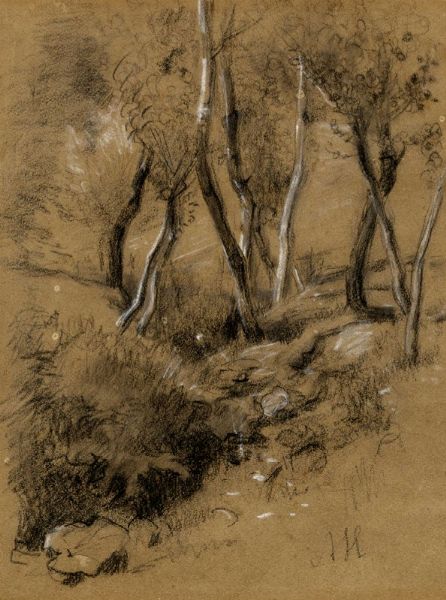 Alphons Hollaender : Lotto composto di 5 disegni e 3 incisioni.  - Asta Arte Antica, Moderna e Contemporanea - Associazione Nazionale - Case d'Asta italiane