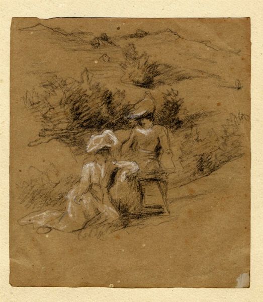 Alphons Hollaender : Lotto composto di 5 disegni e 3 incisioni.  - Asta Arte Antica, Moderna e Contemporanea - Associazione Nazionale - Case d'Asta italiane