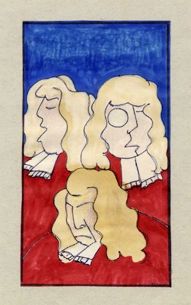 MARISA MORI : Lotto composto di 5 disegni.  - Asta Arte Antica, Moderna e Contemporanea - Associazione Nazionale - Case d'Asta italiane