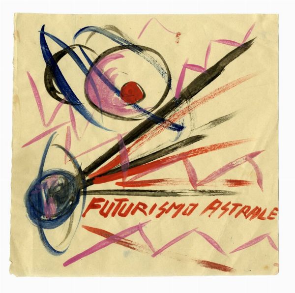 Lotto composto di 7 disegni futuristi.  - Asta Arte Antica, Moderna e Contemporanea - Associazione Nazionale - Case d'Asta italiane