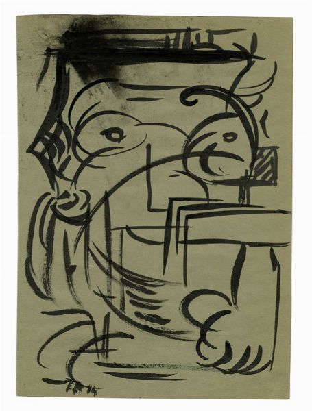 Lotto composto di 7 disegni futuristi.  - Asta Arte Antica, Moderna e Contemporanea - Associazione Nazionale - Case d'Asta italiane